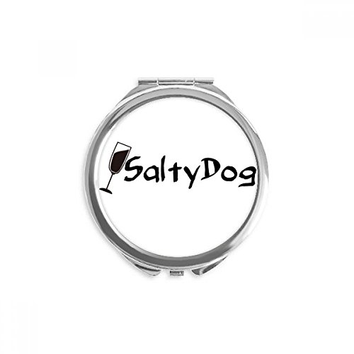 Miroir cosmétique de poche Salty Dog portable pour retouches maquillage au bureau