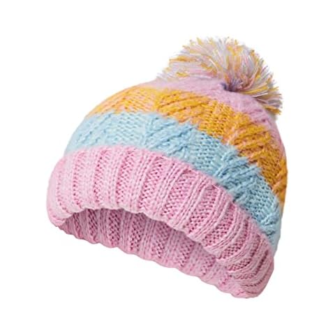 Joe Browns Women's Joe Browns Women's Pastel Stripe Bobble Winter Hat, Multi, One Size UK Cover