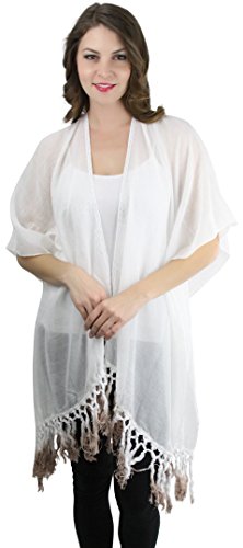 ToBeInStyle Women’s Oversized Cozy Airy Layering Versatile Kimono Scarf Cardigan