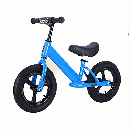 Bicicleta Sin Pedales Equilibrio Neumáticos de 16 Pulgadas Bicicleta de Equilibrio con Reposapiés, para Altura de Niño Alto: 100-140 Cm, Niñas Niños Sin Pedal Bicicleta para Caminar para Niños Pequeño Cover