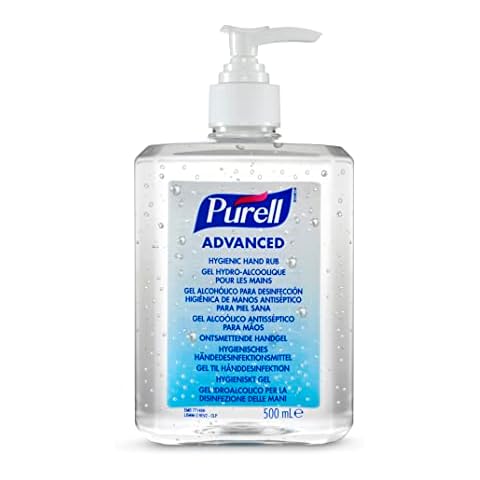PURELL ADVANCED HAND SANITISER GEL 500mL Pump Bottle Cover
