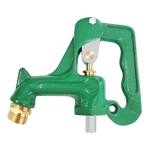 Frost Proof Yard Hydrant Head Assembly,Adapt to 3/8'-16 UNC Male Nut Rod with 1' NPT Male Thread Pipe,Frost Free Outdoor Faucet Freeze Proof Hydrant Head for Yard Farm Irrigation,Connect 3/4' Hose