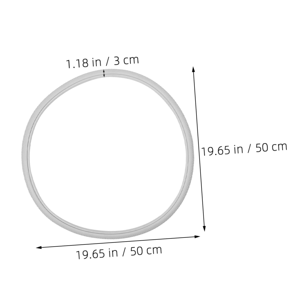 Beavorty Solid Wheelchair Rear Wheel Tire Inch Non-Pneumatic Maintenance Fit Easy Installation