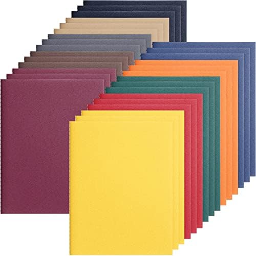 30 Pcs A5 Kraft Unlined Notebooks Sketchbooks