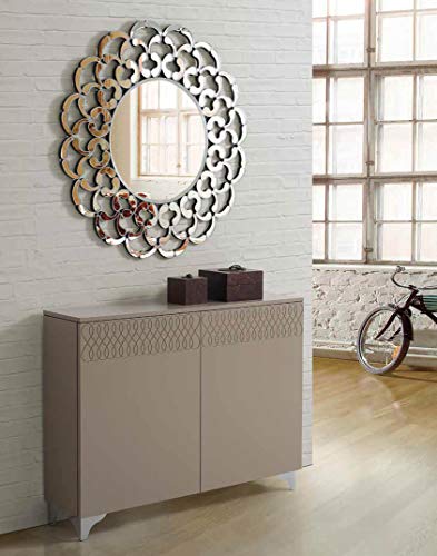 DISARTE - Mueble Auxiliar - Taquillones/Zapateros Modernos - Zapatero Infinity Arcilla (115x27x85)