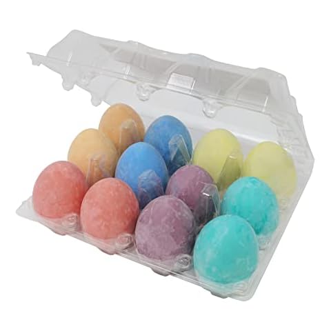 Bright Ideas 7cm Egg Shaped Chalks Cover