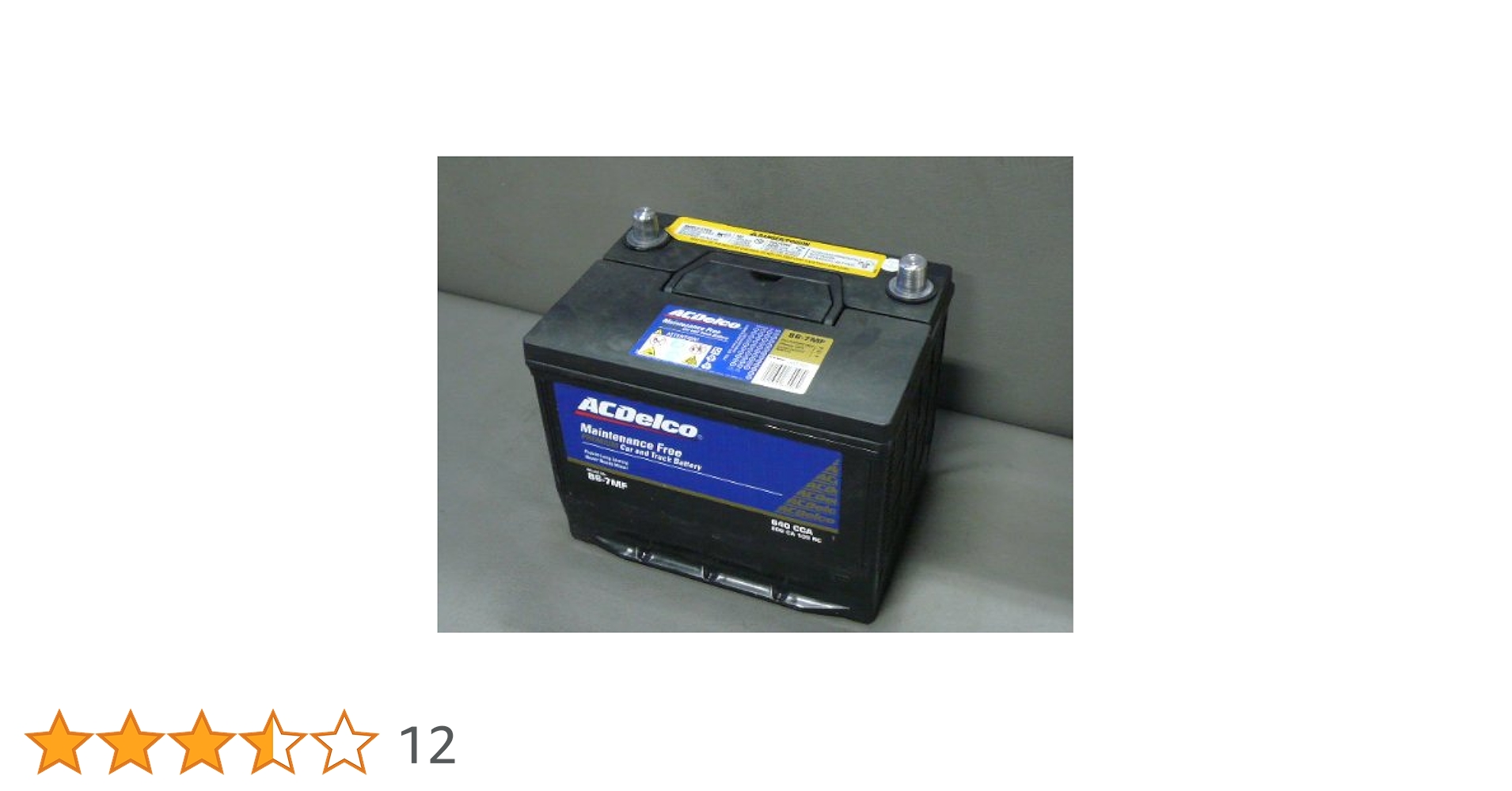 JEEP ACデルコ 86-7MF バッテリー中古品 MK49 エンジン始動OK JEEP ACデルコ 86-7MF バッテリー中古品 MK49 エンジン始動OK Amazon