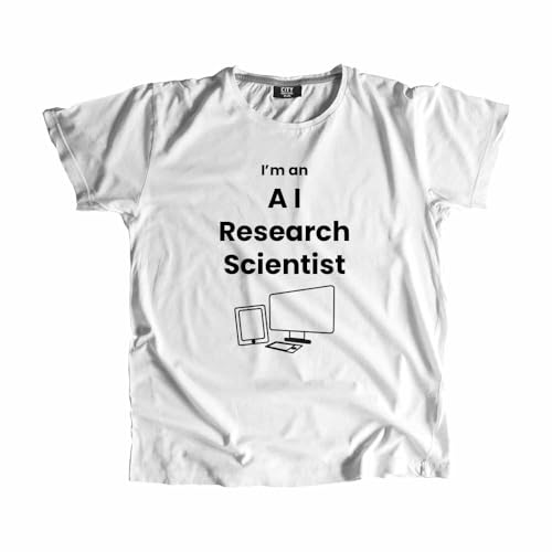 T-shirt AI Research Scientist blanc vêtement confortable de développeur