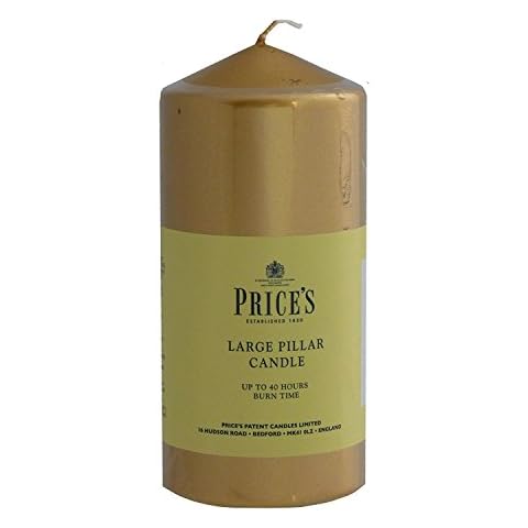 Prices 6-Inch Gold Pillar Candle - CDD060631 Cover