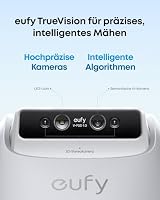 eufy E15 Mähroboter ohne Begrenzungskabel, Garten bis 800m², Keine Signalausfälle, Kein RTK, TrueVision Technologie, Smart-Navigation, Präzisionsrandschnitt, Hindernisvermeidung, App-Steuerung – Ansicht 4