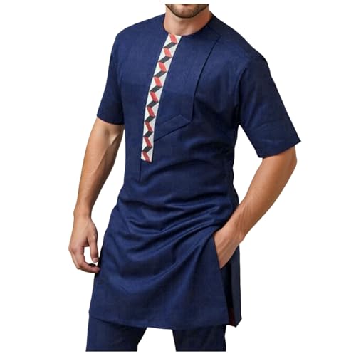 Combinaison pantalon dashiki ample homme pour résoudre le manque d'aisance en fête