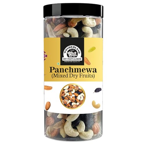 Wonderland Foods 350g Premium Mixed Dry Fruits Panchmeva Reusable...