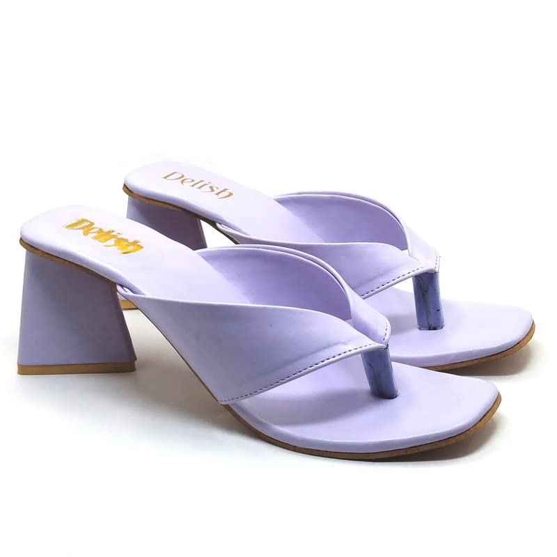 Delish Casual Flare Block heel sandal For Women And College Girls (B0BY8DXQCB) Amazon Price History, Amazon Price Tracker
