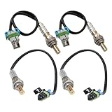 Dropwater 2 Pairs Upstream and Downstream Oxygen Sensors Replacement for Chevy 2014-2008 Express 1500, 2008-2015 Express 2500,Front and Rear Oxygen Sensor 234-4336 234-4243
