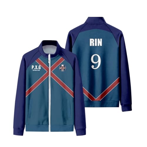 Blue Lock Rin Itoshi Unisex Jacket Sweatshirt Merch