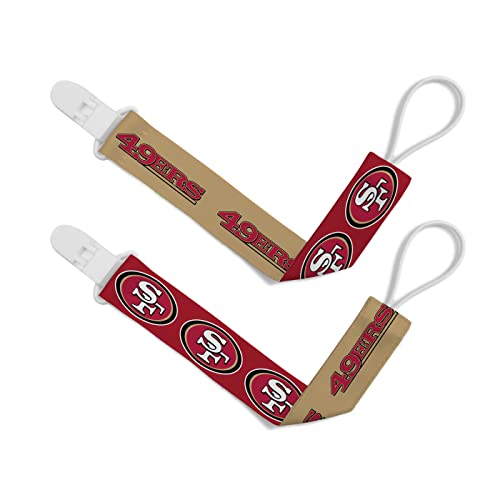 Image of Baby Fanatic NFL Unisex-Baby 2-Pack Pacifier Clips