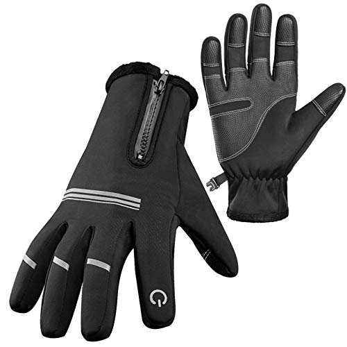 Luvas de Ciclismo, Andoer Luvas de ciclismo Luvas de ciclismo de inverno Luvas de ciclismo de invern
