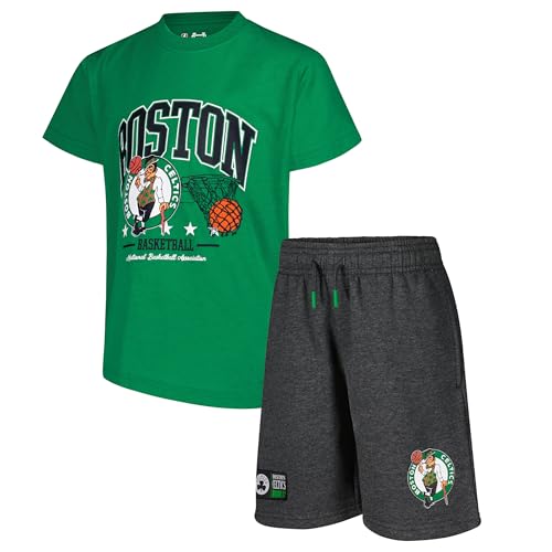 Image of Ultra Game Boys NBA Official Super Soft T-Shirt & Basketball Shorts Set