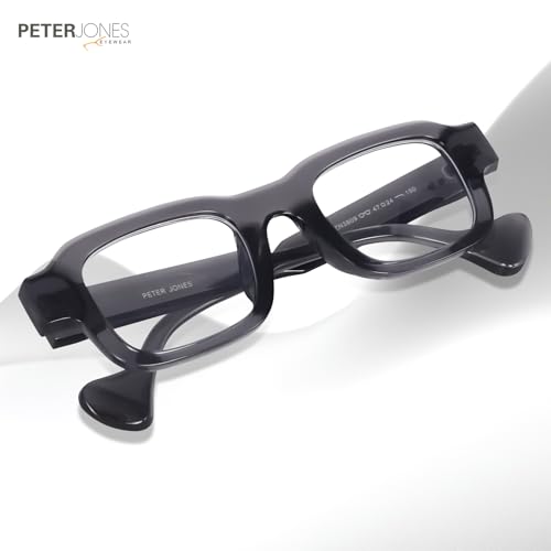 Image of Peter Jones Lenses Unisex Broad Frame Square UV /UB Protected Non-Polarized Sunglasses Medium (3809)