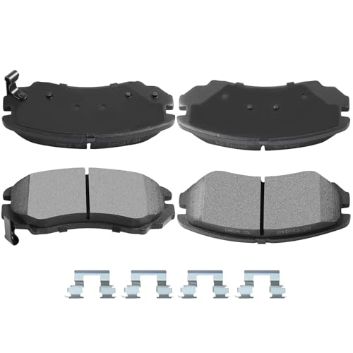 Image of AUTOMUTO Front Brake Pads, 4PCS Front Ceramic Brake Pads Set D924 For Hyundai For Elantra For Sonata For Tiburon For Tucson For Kia For Magentis For Optima For Soul For Sportage