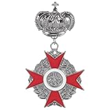 Broche de medalla: perfecto para fiestas de disfraces.