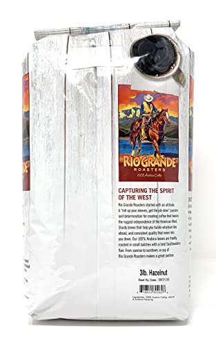 Hazelnut - Rio Grande Roasters 3 Lb. Bag Whole Bean Coffee #TOP1