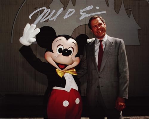 Michael Eisner signed autographed 8x10 photo Star Wars Former CEO Disney