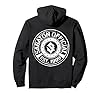 Official White Logo Pullover Hoodie, Adult Unisex, Black, Medium #1