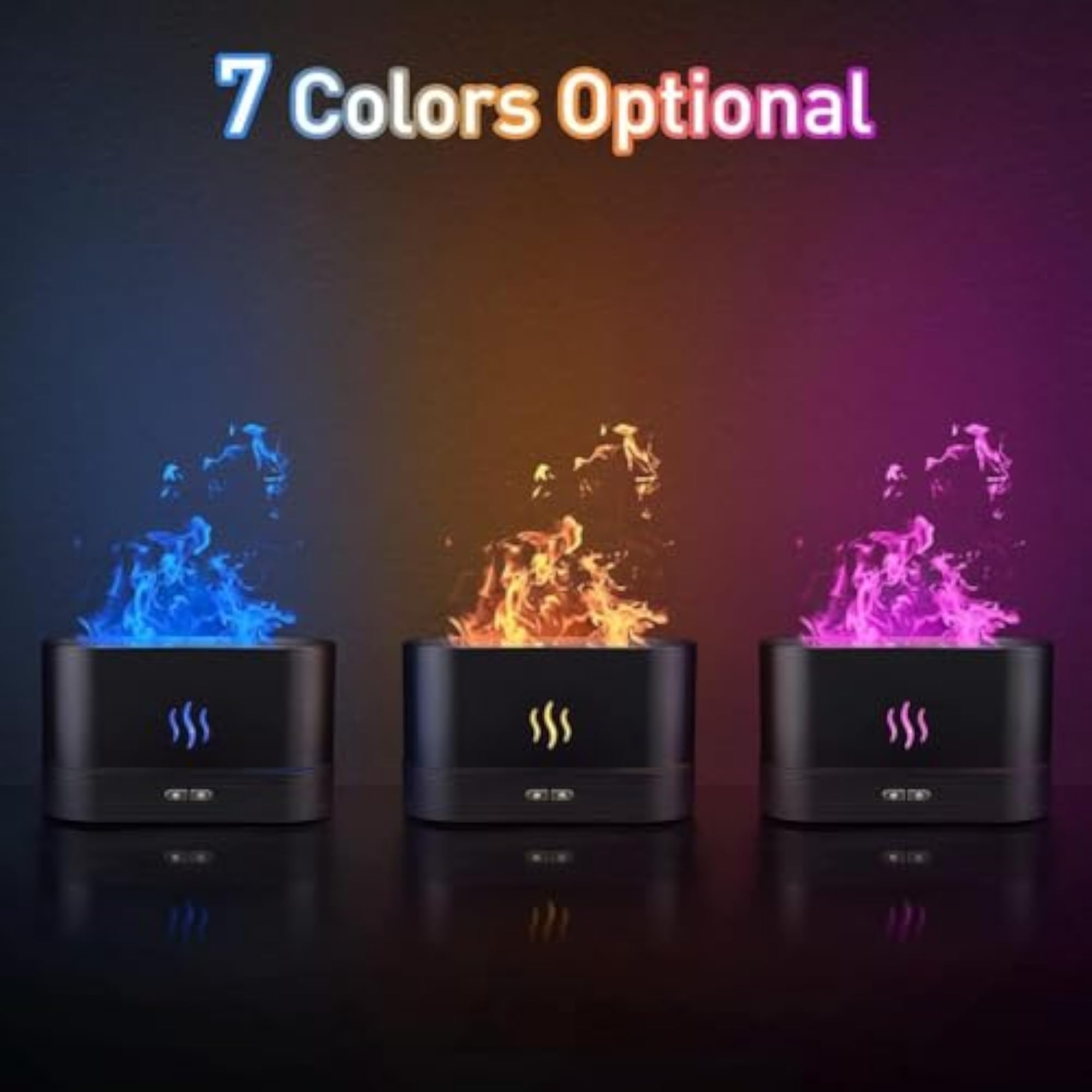 Aroma Scent Diffuser Essential Living Room Fire Flame Diffuser