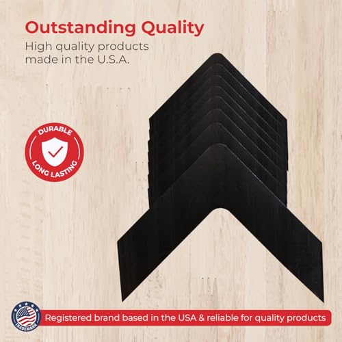 iPrimio Teppichgreifer – 8 Stück sichere Teppich-Eckgreifer für den Innen- und Außenbereich – verhindert Kräuseln und Verrutschen – ideale Teppichecken, um sich nicht aufzurollen – 19,1 x 19,1 cm