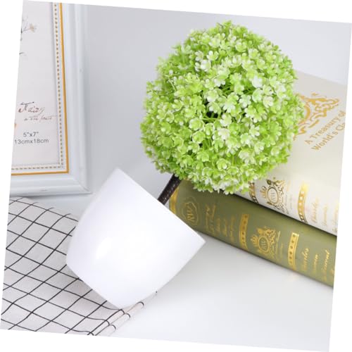Cabilock 3pcs Small Plants for Decoration Flower Pots Outdoor Planter Pots Faux Plants Indoor Artificial Plants Faux Succulents Bonsai Pot Artificial Potted Plant Home Flowers Potted Flower