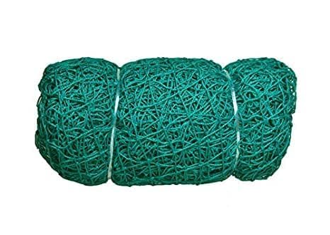 EasyShoppingBazaar Cricket Practice Net/Sports Net/Ground Net – Green 44mm Hole with cable ties - 15 x 100 FT - 3mm Thickness