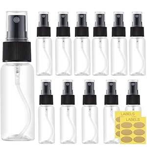 Toureal 30ML Feinnebel Sprühflasche 12 Stück