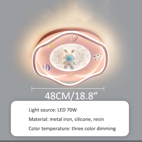 Plafonnier LED 70W dimmable rond pour décoration de maison moderne