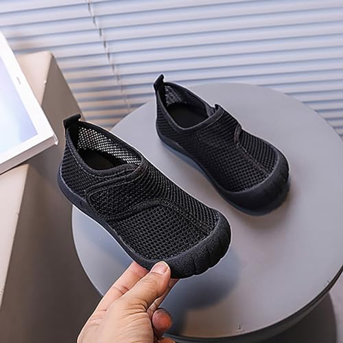girls slip on sandal Breathable Mesh Shoes Boys Baotou Anti Kick Sandals Girls Solid Color Beach Shoes2