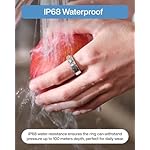 RingConn Gen 2 Air, Ultra-Thin AI Smart Ring, 10-Day Battery Life, Fitness/Sleep/Stress/HR Tracker for Women&Men, No App Fee for Standard Features, iOS & Android Compatible (Size 9, Dune Gold) - Image 5