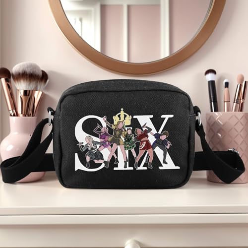 TSOTMO Musical Theatre Bag Musical Inspired Zipper Crossbody Bag For Musical Lover Fan Gift3