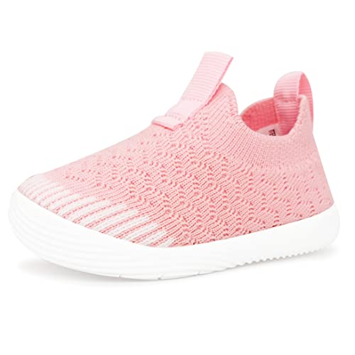 Image of iSusuJo Baby Shoes Boy Girl Walking Slip On Sneakers Infant First Walker Shoes 6 9 12 15 18 24 Months