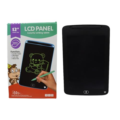 Image of 12 Inch LCD Writing Tablet with Stylus Pen, Colorful Screen Magic Slate Doodle Drawing Board Pad Kids - Random Color (12 INCH)