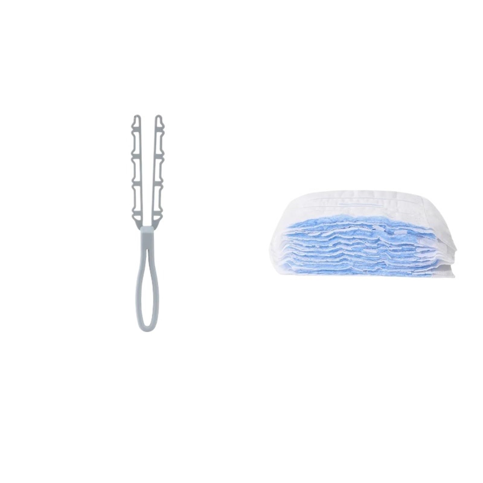 Cleaning Duster Electrostatic Duster Adsorption Dust Removal Household Desktop Gap Cleaning Brush(GforkBcloth)