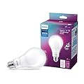 Philips LED Bright Dial Frosted A21, Non-Dimmable, Eye Comfort Technology, 3000-2600-1600 Lumen, Daylight (5000), 100-150-200W, Title 20 Certified, E26 Base, 1-Pack