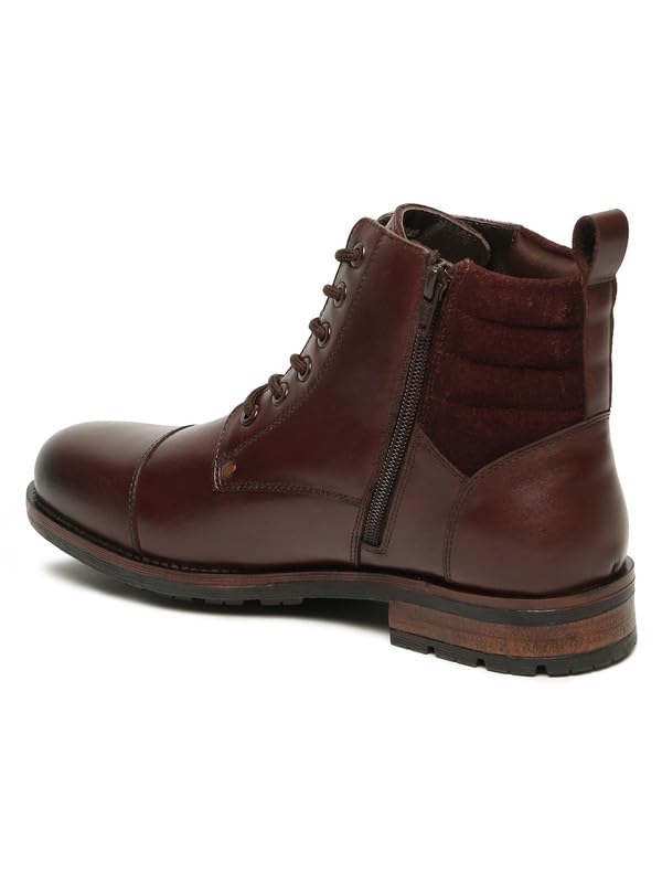 Image of TEAKWOOD LEATHERS LEATHER MEN BOOT