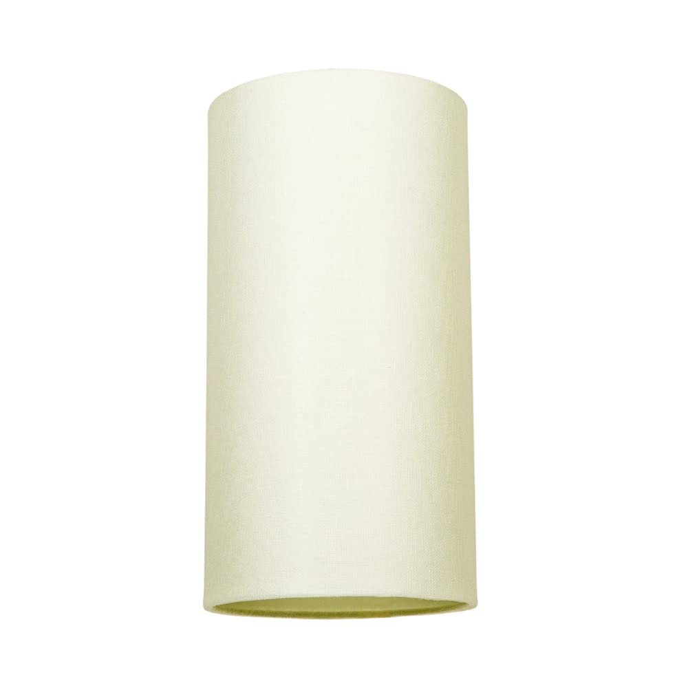 Happy Homewares Linen Fabric Lamp Shade - Rectangular - Cream - 6 inches
