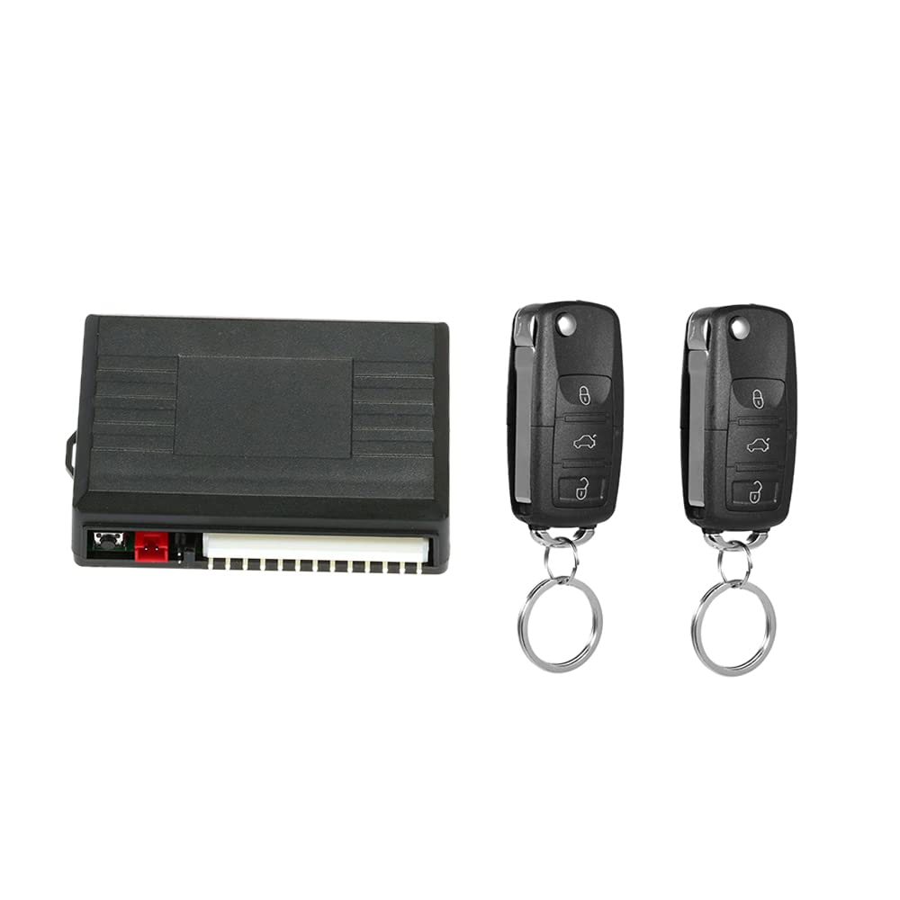 Shkalacar Verrouillage centralisé Universel de Voiture, Serrure de Porte de Voiture, Système d'entrée Central sans clé, Kit de Verrouillage avec télécommande, Contrôle du téléphone Portable