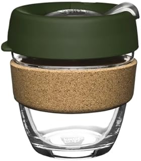 KeepCup Reusable Glass Cork Coffee Tumbler
