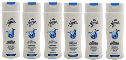 Agree 2-In-1 Shampoo & Conditioner 13.5oz (6 Pack)
