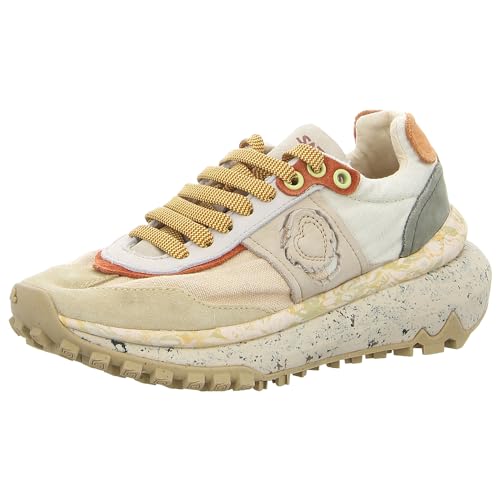 Satorisan - Zapatillas Casual para Hombre y Mujer - Dharma Linen - Sneakers Urbanas Cuero y Lino Respetuosas, Cómodas y Duraderas - Color Old Novel - Talla 39