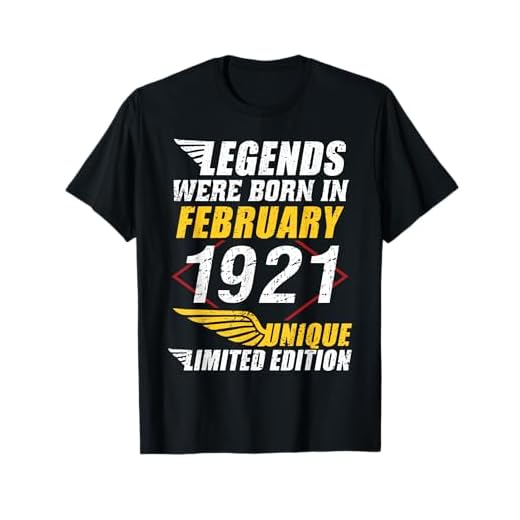 Cumpleaños Febrero 1921 Edición Limitada Regalo February Camiseta