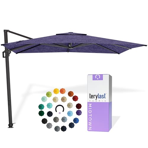 Image of Midtown Umbrellas Grande Square - 9 x 9 Ft Cantilever Umbrella