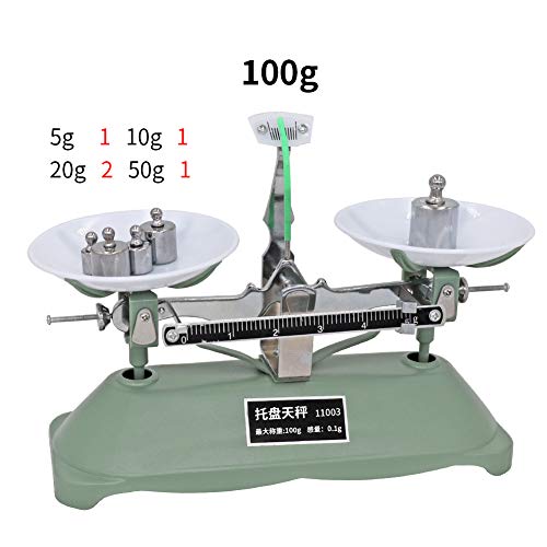 Lab Mechanical Balance Scale Double Pan Balance Scale Balance Tray Table Mechanical Balance Scale For Laboratory School #TOP5